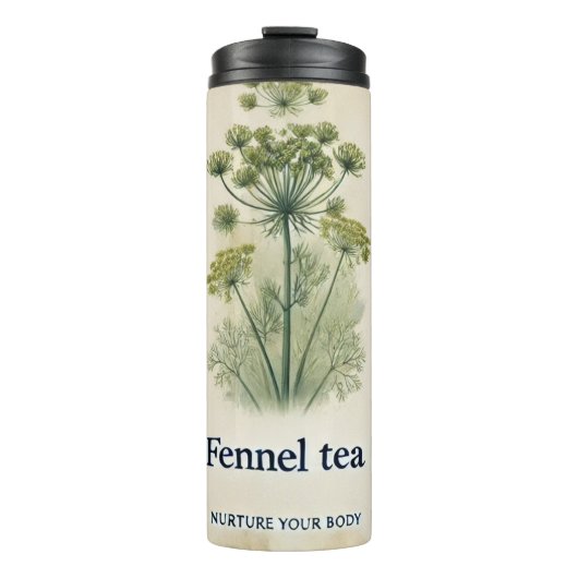 Venkel Tea Design AI kunst Thermosbeker (Voorkant)