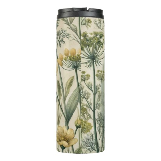 Venkel Tea Design AI kunst Thermosbeker (Achterkant)