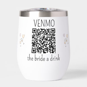 VENMO de Bride een Drink QR Code Bachelorette Part