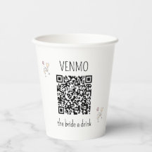 VENMO de Bride een Drink QR Code Bachelorette Part