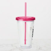 VENMO de Bruid een drankje QR-code vrijgezellenfee Acryl Drinkbeker (Rechts)