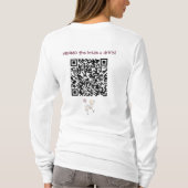 VENMO de bruid Een Drink met aangepaste QR-code la T-shirt (Achterkant)