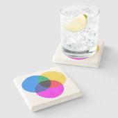 venmo-diagram stenen onderzetter (Zijkant)