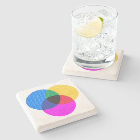 venmo-diagram stenen onderzetter (Zijkant)