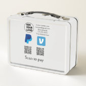 Venmo paypal scan om q of code logo tekst toe te v (Achterkant)