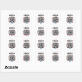 Venmo QR Code Koop de Bruid Eén Op Een Meisjesavon Vierkante Sticker (Vel)