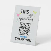 Venmo Sign for Bartenders Reclamebord Met Voetstuk (Voorkant)