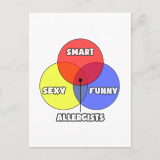 Venn-diagram .. Allergisten Briefkaart