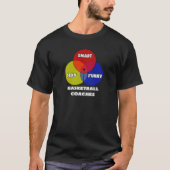 Venn-diagram .. Basketbaltrainers T-shirt (Voorkant)