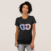Venn Diagram Boy + Girl T-shirt (Voorkant volledig)