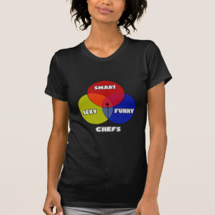 Venn-diagram .. Chef-koks T-shirt