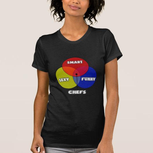 Venn-diagram .. Chef-koks T-shirt (Voorkant)