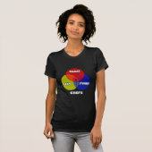Venn-diagram .. Chef-koks T-shirt (Voorkant volledig)