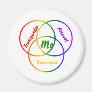 Venn-diagram drie identiteiten magneet