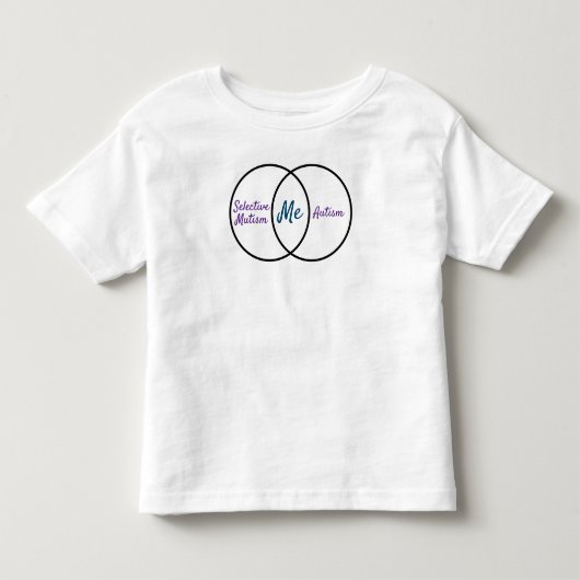 Venn-diagram dubbele diagnose kinder shirts (Voorkant)