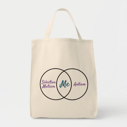 Venn-diagram dubbele diagnose tote bag (Voorkant)