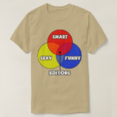 Venn Diagram Editors T-shirt (Design voorkant)