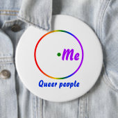 Venn-diagram enkele identiteit ronde button 6,0 cm (In situ)