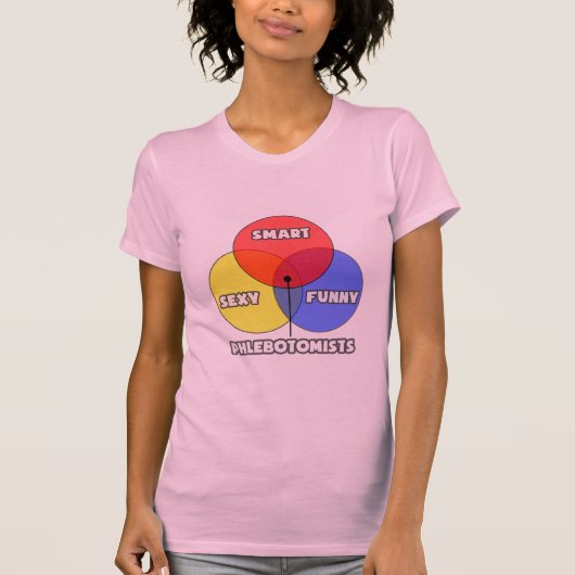 Venn-diagram ... Flebotomisten T-shirt (Voorkant)