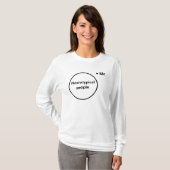 Venn-diagram geen typisch T-shirt (Voorkant volledig)