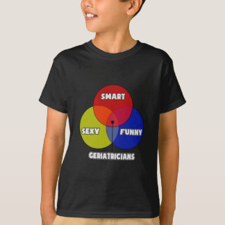 Venn-diagram .. geriaters t-shirt
