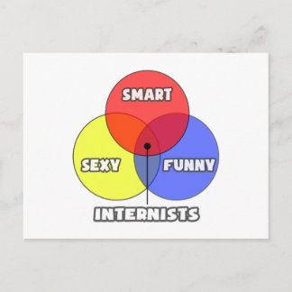 Venn-diagram .. Internisten Briefkaart