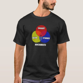Venn-diagram .. Machinisten T-shirt