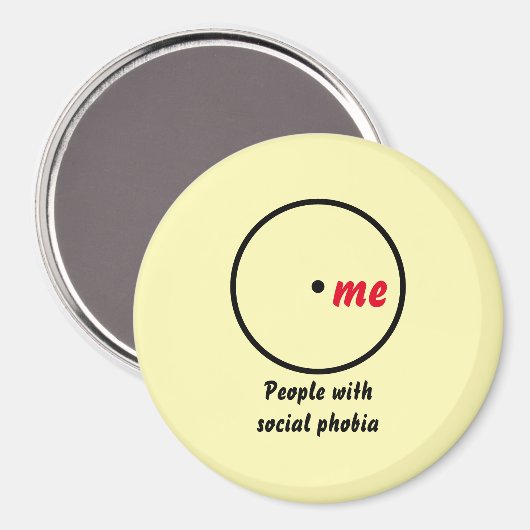 Venn-diagram magneet met enkelvoudige diagnose (Voorkant / Achterkant)