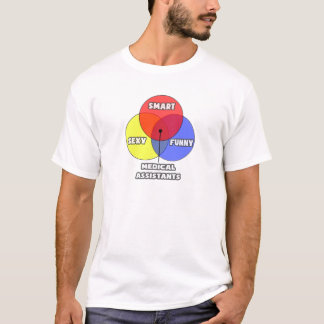 Venn-diagram .. Medisch assistenten T-shirt