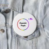 Venn-diagram omgekeerde identiteit ronde button 4,0 cm (In situ)