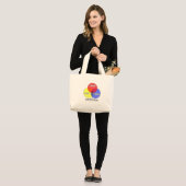 Venn-diagram .. paralegalen grote tote bag (Voorkant (model))