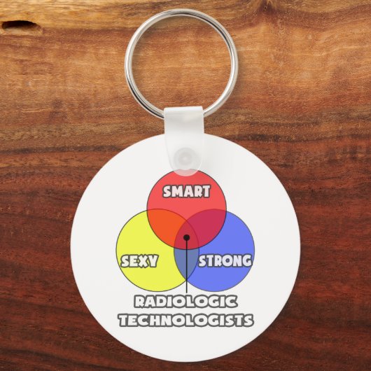 Venn-diagram ... Radiologische Technologie Sleutelhanger (Voorkant)