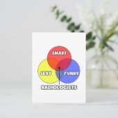 Venn-diagram ... Radioloog Briefkaart (Staand voorkant)