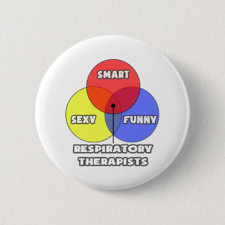 Venn Diagram ... Respiratory Therapists Ronde Button 5,7 Cm