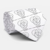 Venn-diagram van het Grieks, Latijn en Russisch Cy Stropdas (Opgerold)