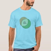 Venn-diagram venn-diagram t-shirt (Voorkant)