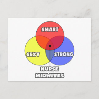 Venn-diagram .. Verpleegkundige Verloskundigen Briefkaart
