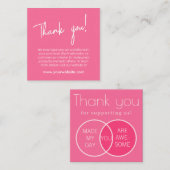 Venn Diagram Visitekaartje Informatiekaartje (Voorkant / Achterkant)