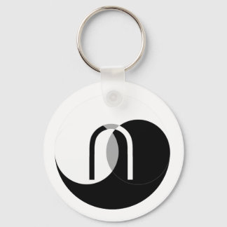 Venn Intersection YinYang Sleutelhanger
