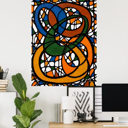 Venn Tangle Print (Thuiskantoor)