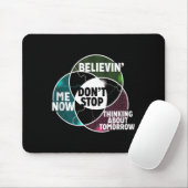 Venndiagram Don't Stop Algebra Wiskunde Muismat (Met muis)