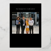 Vennootschap naar vennootschapsrecht folie feestdagenkaart (Achterkant)