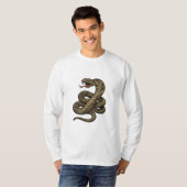 Venom Fury: Dodelijke Rattlesnake Strike T-shirt (Voorkant volledig)