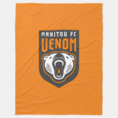Venom-Manitou FC Fleece Blanket (Oranje) (Voorkant)