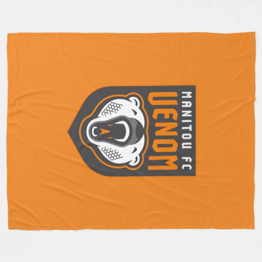 Venom-Manitou FC Fleece Blanket (Oranje) (Voorkant (Horizontaal))