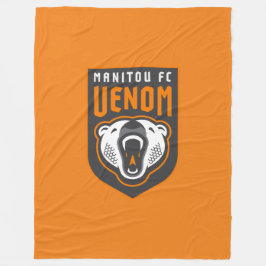 Venom-Manitou FC Fleece Blanket (Oranje) Deken
