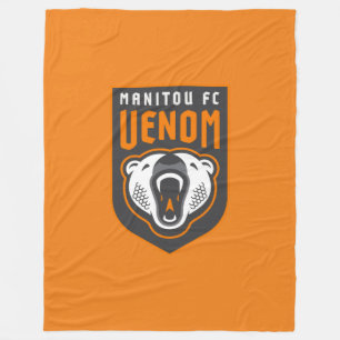 Venom-Manitou FC Fleece Blanket (Oranje) Deken