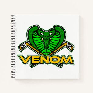 Venom/Player spiral 8,5-inch x 8,5-inch laptop - H Notitieboek