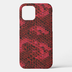 Venom Red en Black Snake Skin Pattern Case-Mate iPhone Case