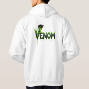 Venom Snake Grafische Drip Text T-Shirt